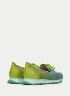 Moccasins Desportivos loira aquamarine-kiwi