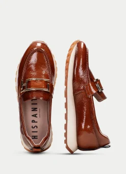 Moccasins Desportivos loira couro