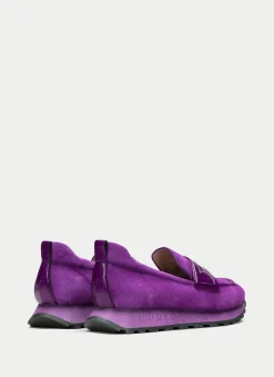 Moccasins Desportivos loira magenta