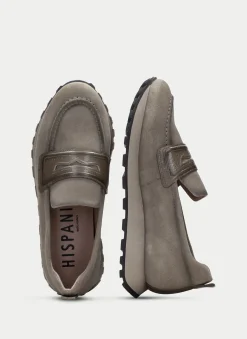 Moccasins Desportivos loira taupe