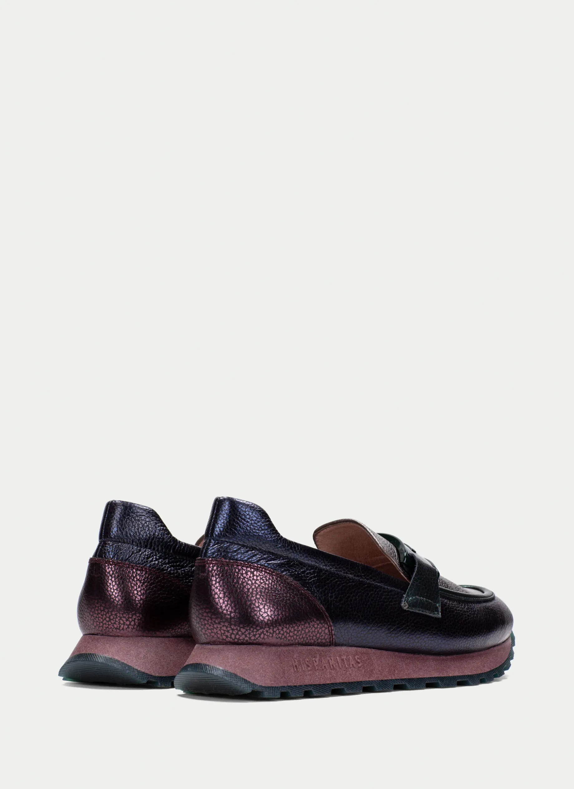 Moccasins Desportivos loira multi-metal