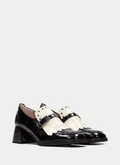 Moccasins milan preto-milk
