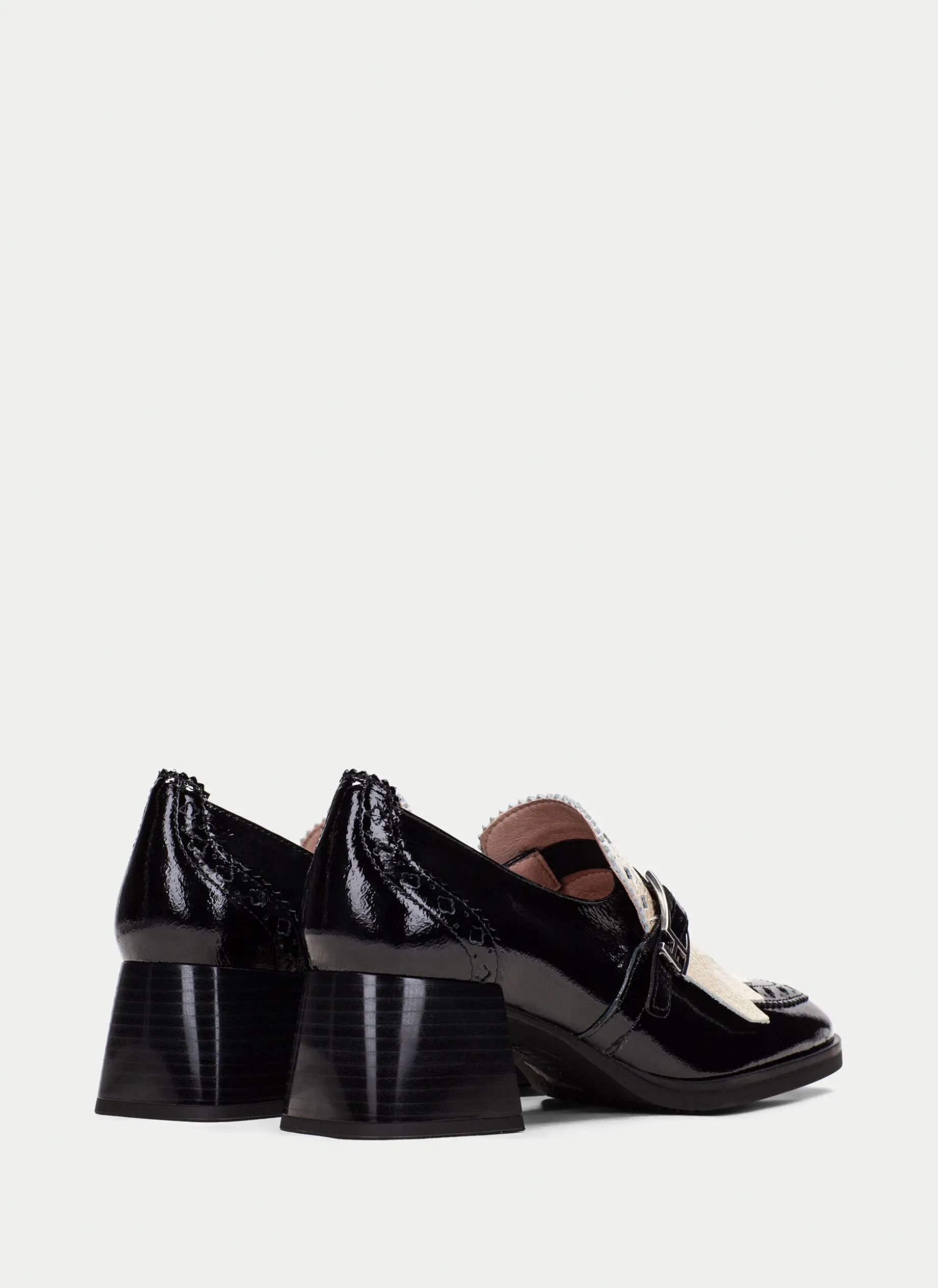 Moccasins milan preto-milk