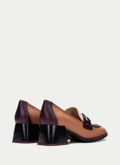 Moccasins milan vinho-milk-almond