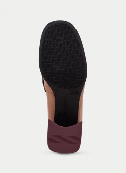 Moccasins milan vinho-milk-almond