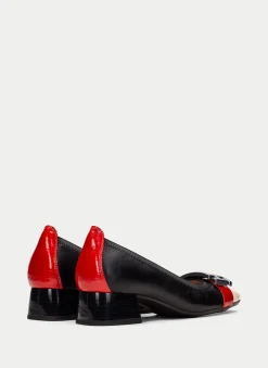 Sabrina manila preto-milk-vermelho