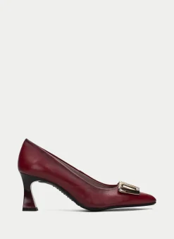 Sapato de Salto dalia vermelho