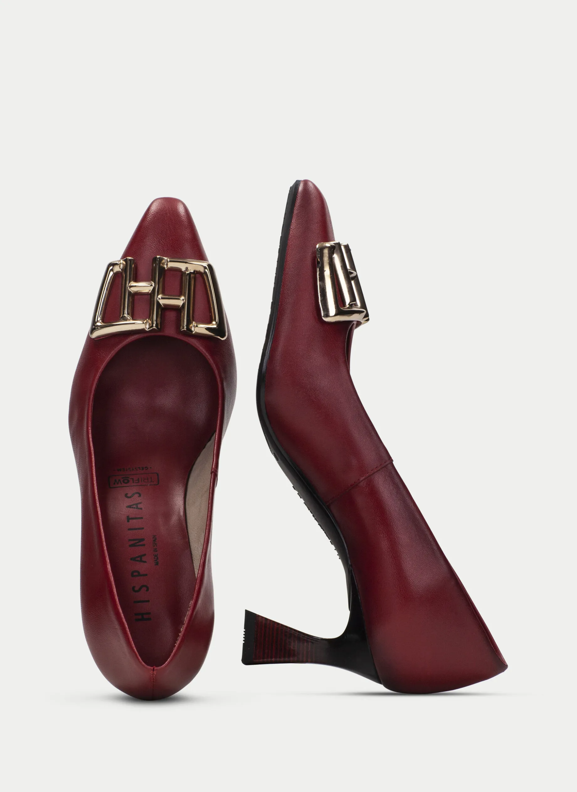 Sapato de Salto dalia vermelho