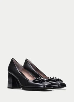 Sapato de Salto monaco preto
