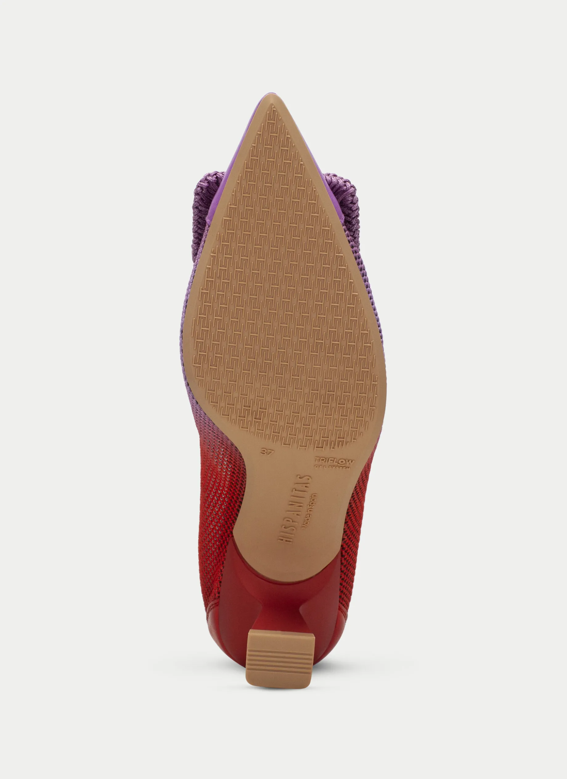 Sapato de Salto nova violet-vermelho