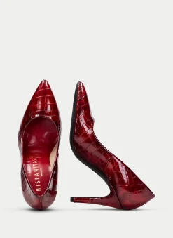 Sapato de Salto samanta coco-rojo