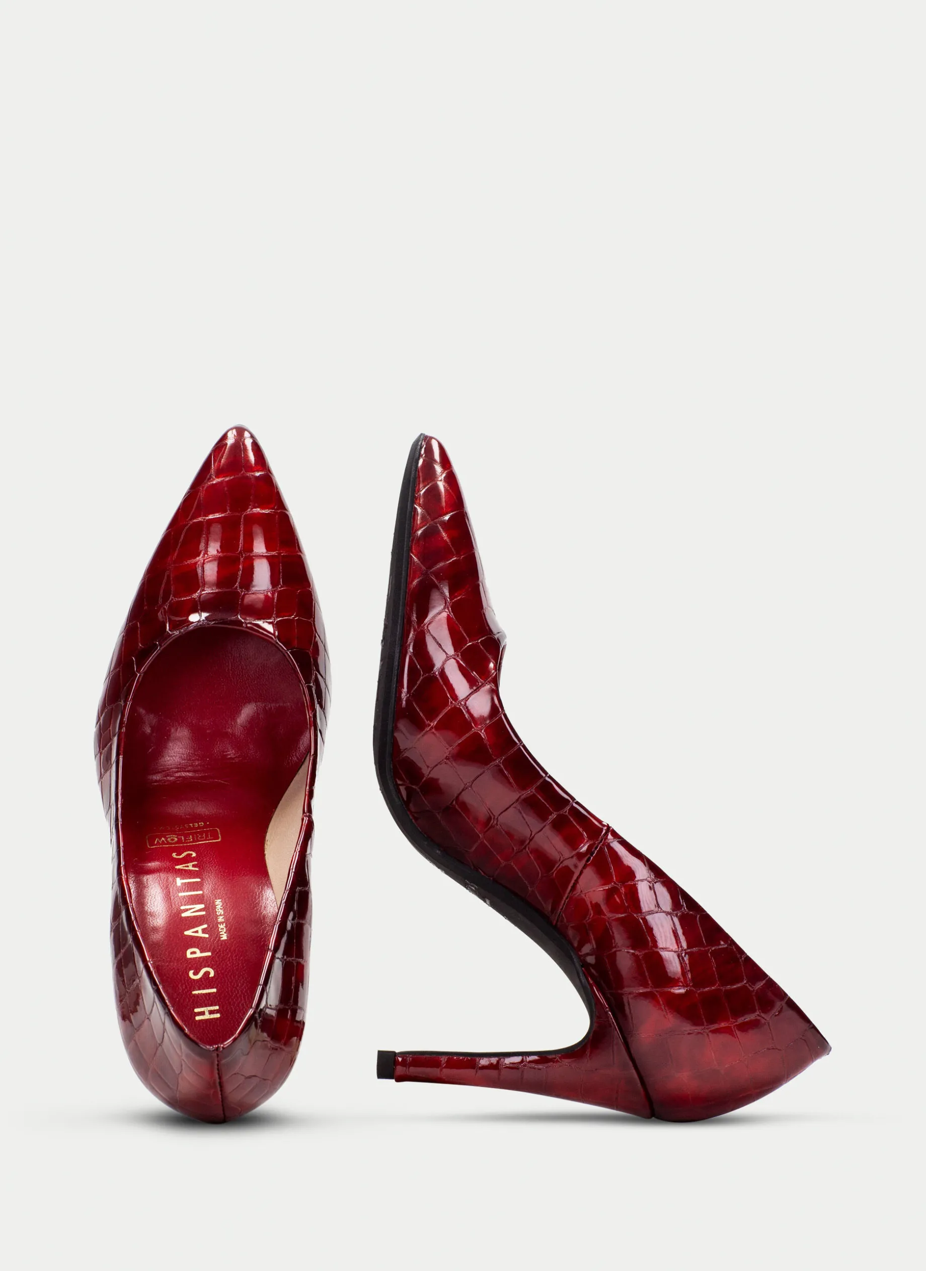 Sapato de Salto samanta coco-rojo