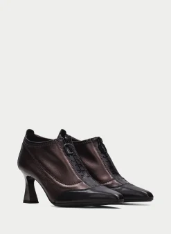 Sapato Fechado dalia preto-bronze