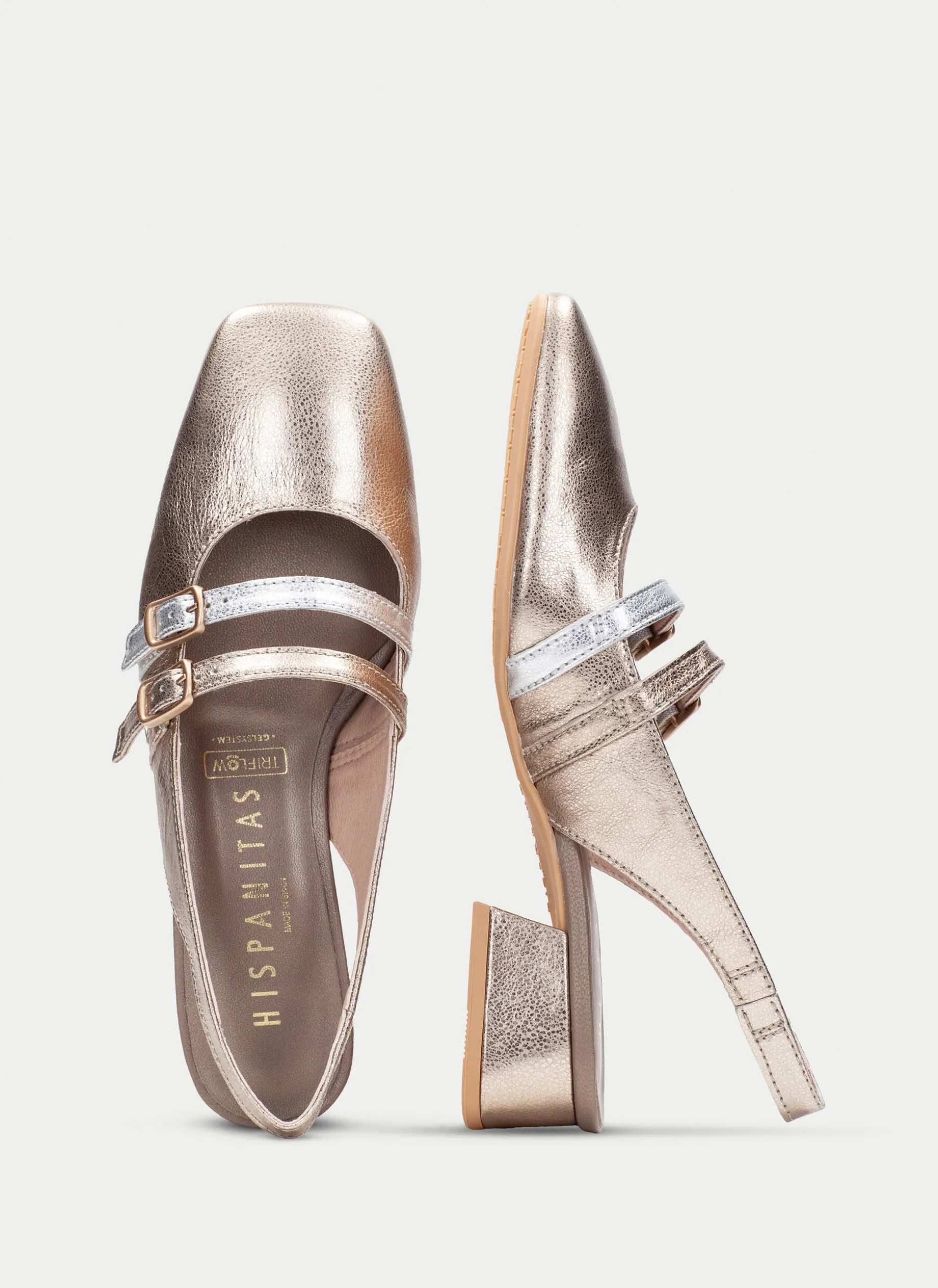 Sapatos rasos aruba oro