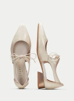 Sapatos rasos dali creme