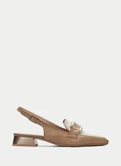 Sapatos rasos dali desert-creme
