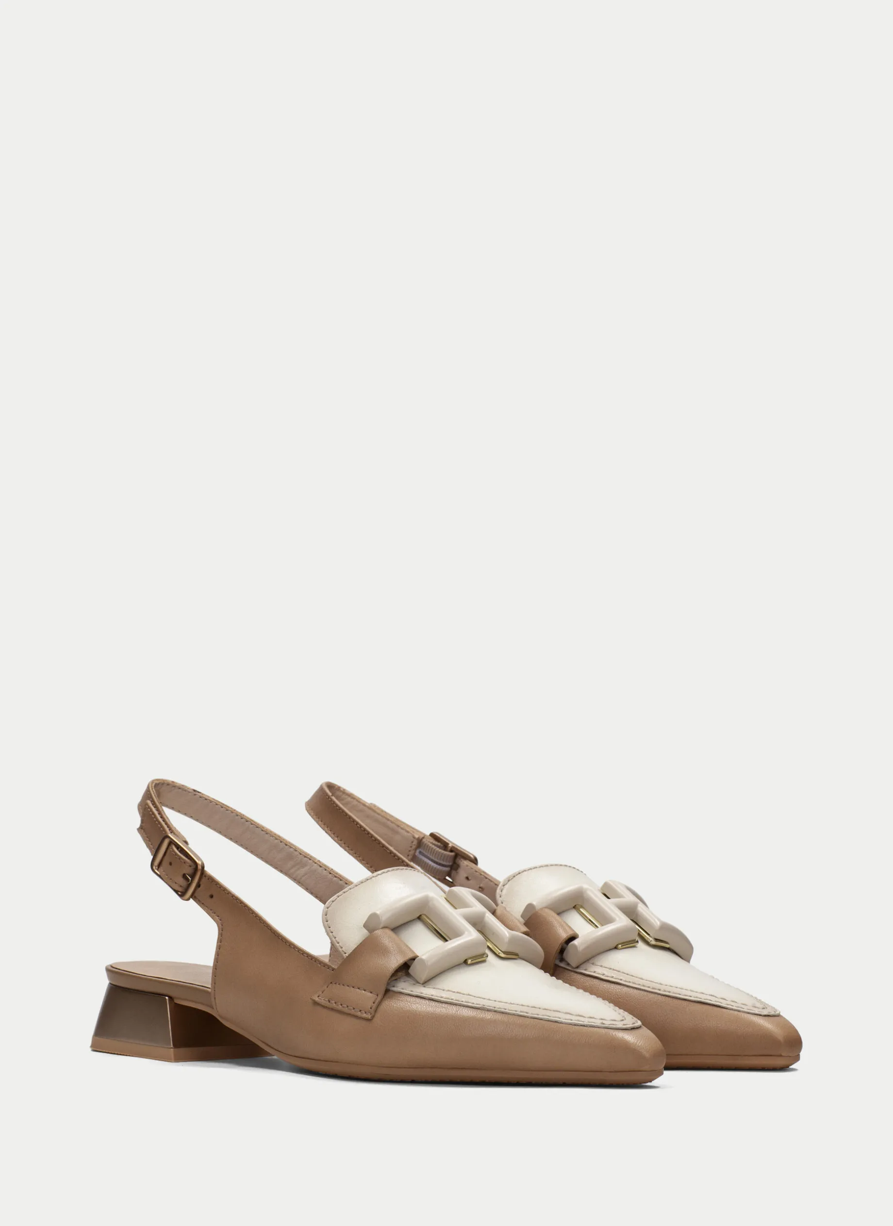 Sapatos rasos dali desert-creme