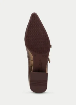 Sapatos rasos dali oro
