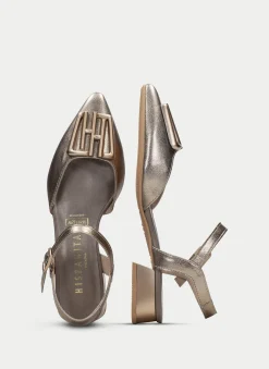Sapatos rasos dali oro