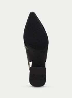 Sapatos rasos dali preto-creme
