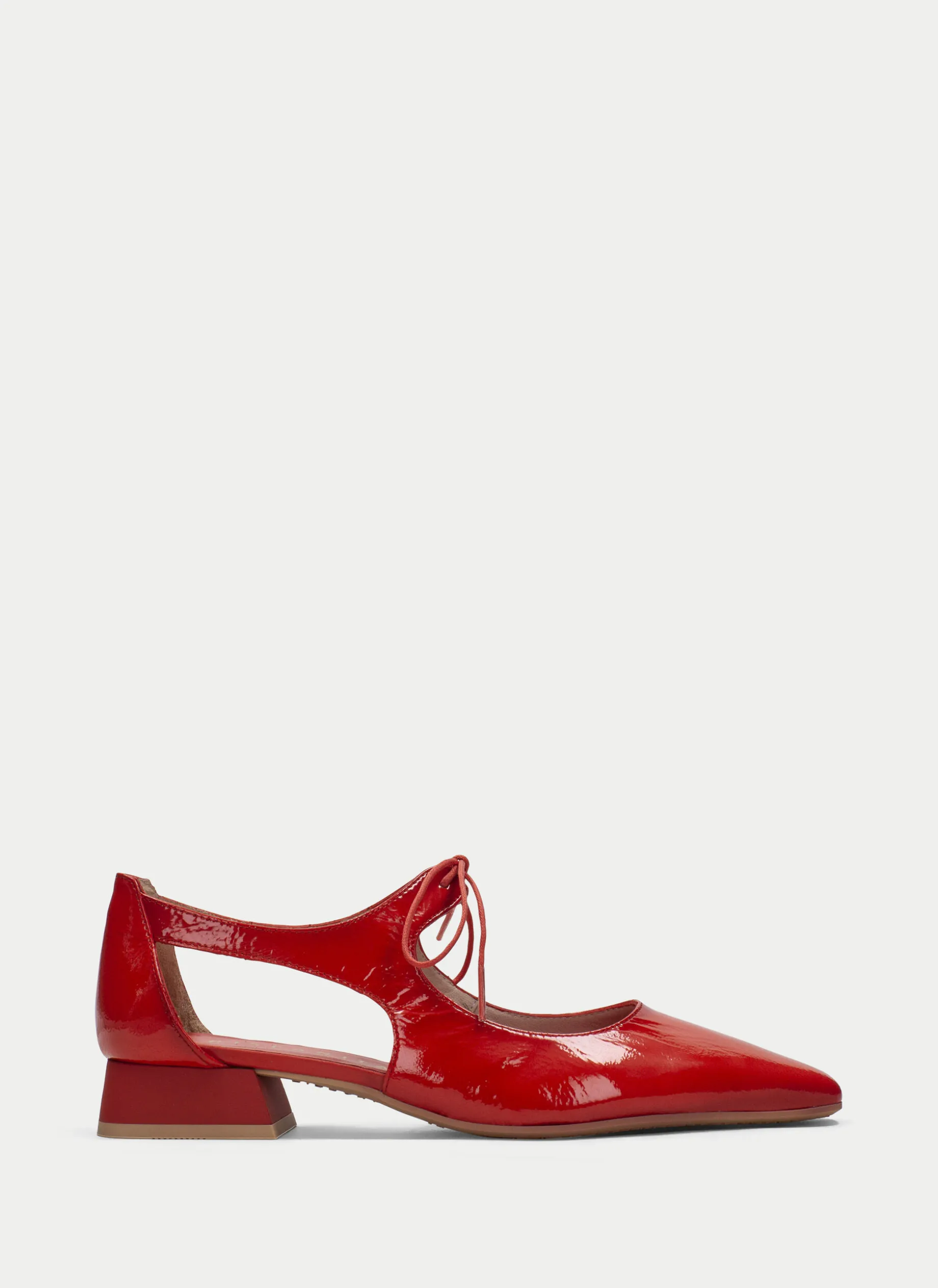 Sapatos rasos dali vermelho