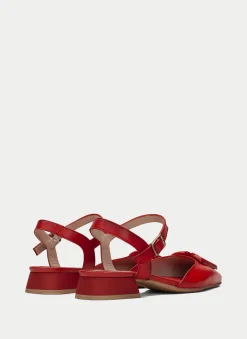 Sapatos rasos dali vermelho