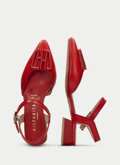 Sapatos rasos dali vermelho