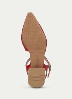 Sapatos rasos dali vermelho