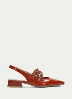 Sapatos rasos dali vermelho
