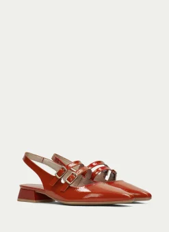 Sapatos rasos dali vermelho