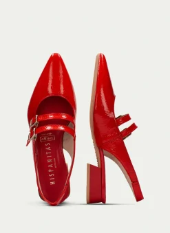 Sapatos rasos dali vermelho