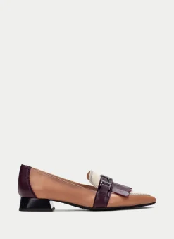 Sapatos rasos dali vinho-milk-almond