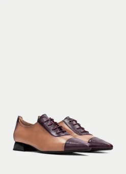 Sapatos rasos dali vino-almond