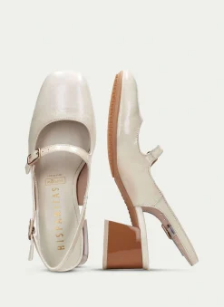 Slingback malta creme