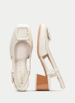 Slingback malta creme
