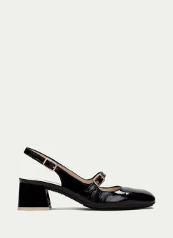 Slingback malta preto