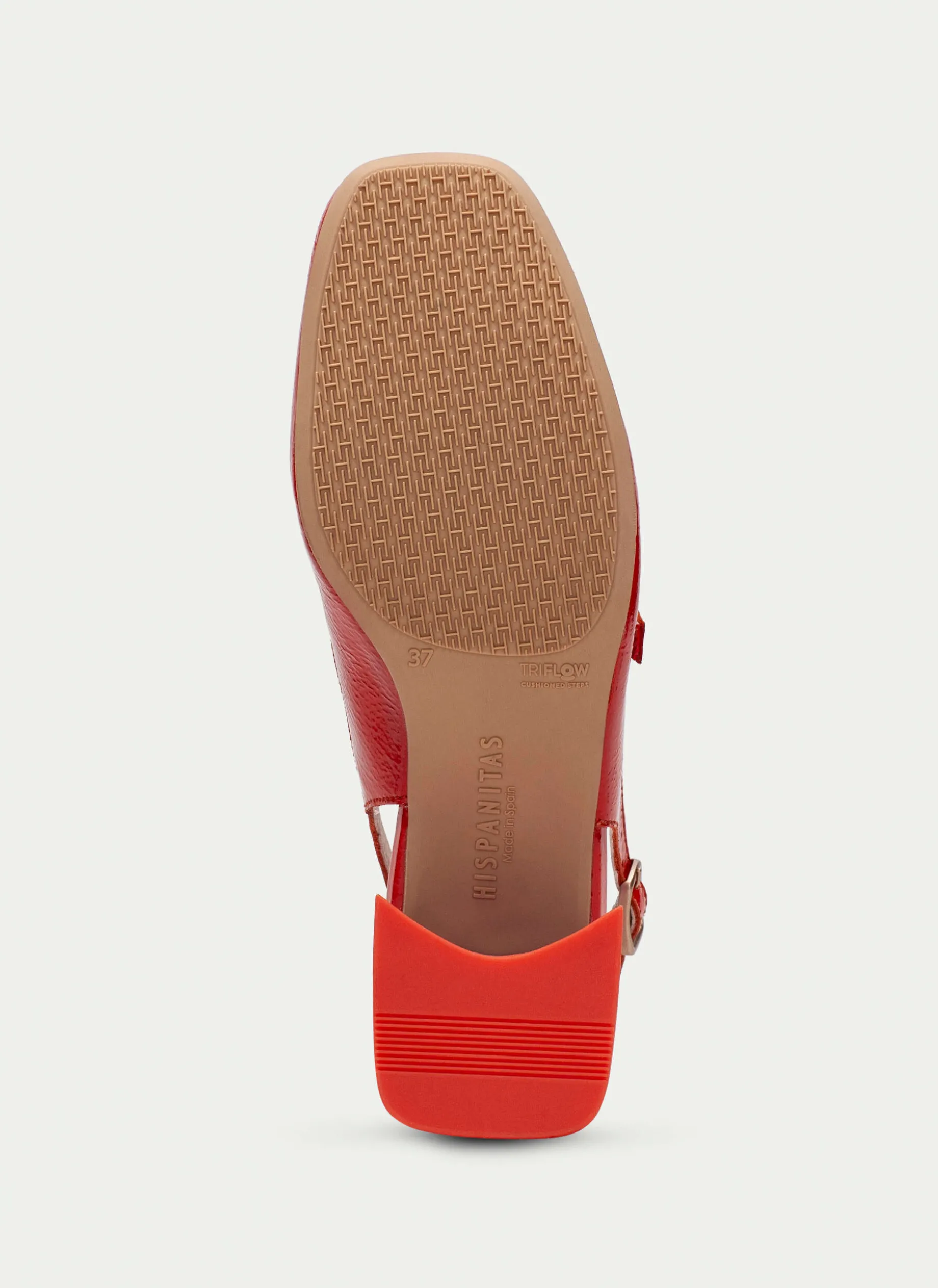 Slingback malta vermelho