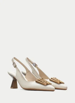 Slingback nova creme