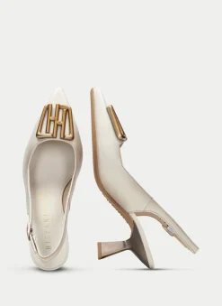 Slingback nova creme