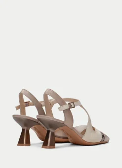 Slingback nova taupe-latte