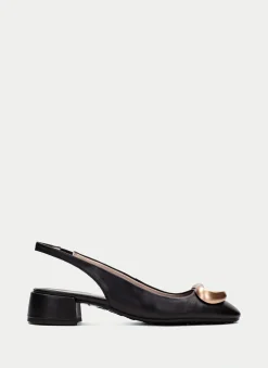 Slingback oporto preto