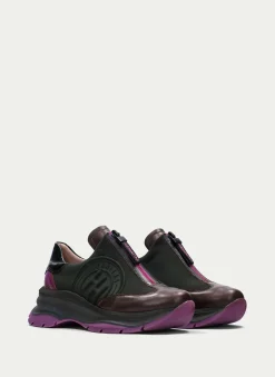Sneakers alaska forest-marrom-magenta