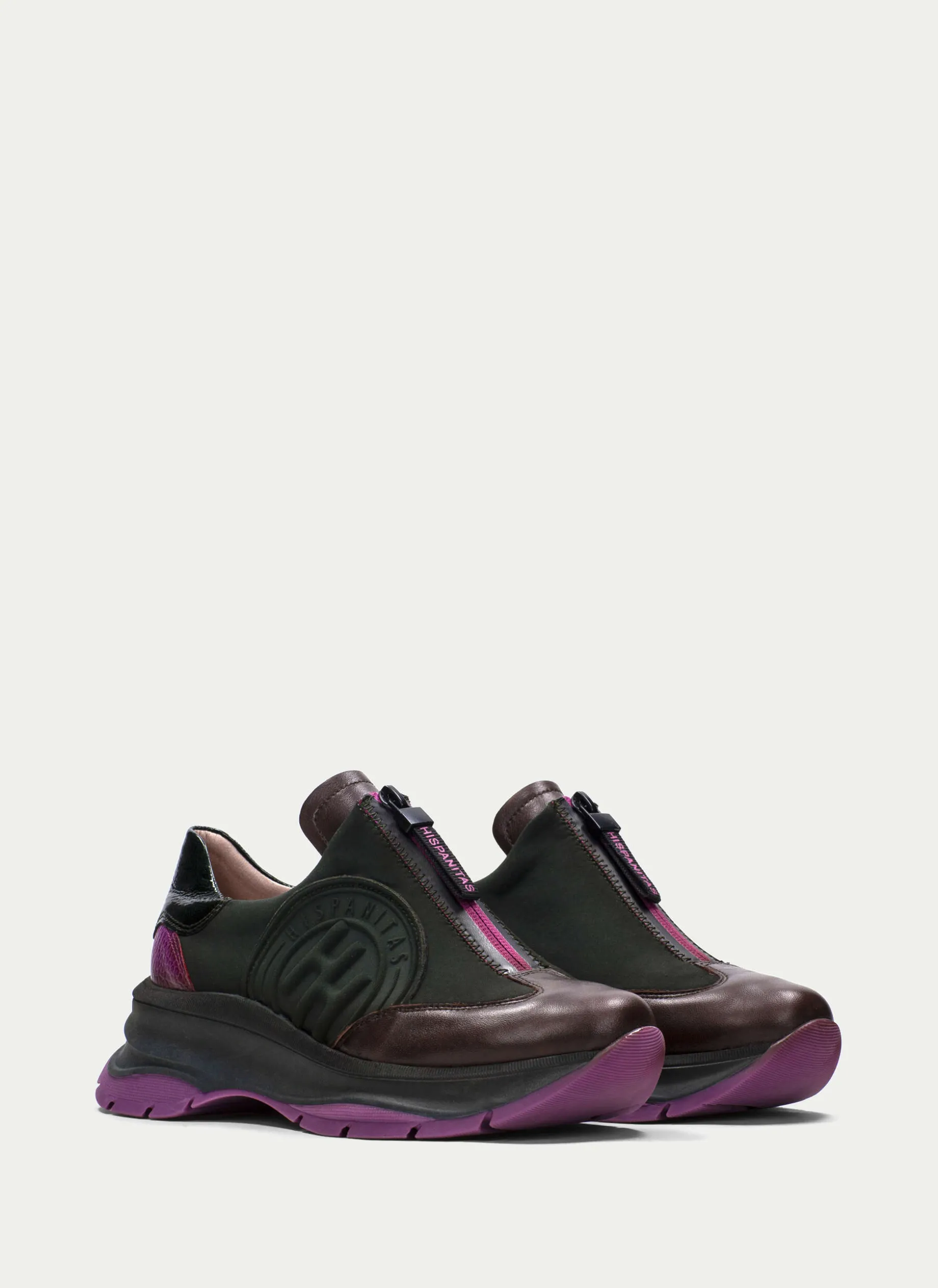 Sneakers alaska forest-marrom-magenta