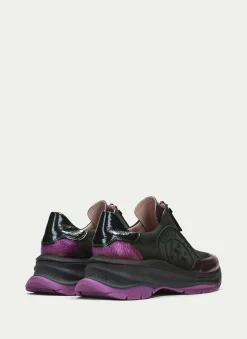 Sneakers alaska forest-marrom-magenta