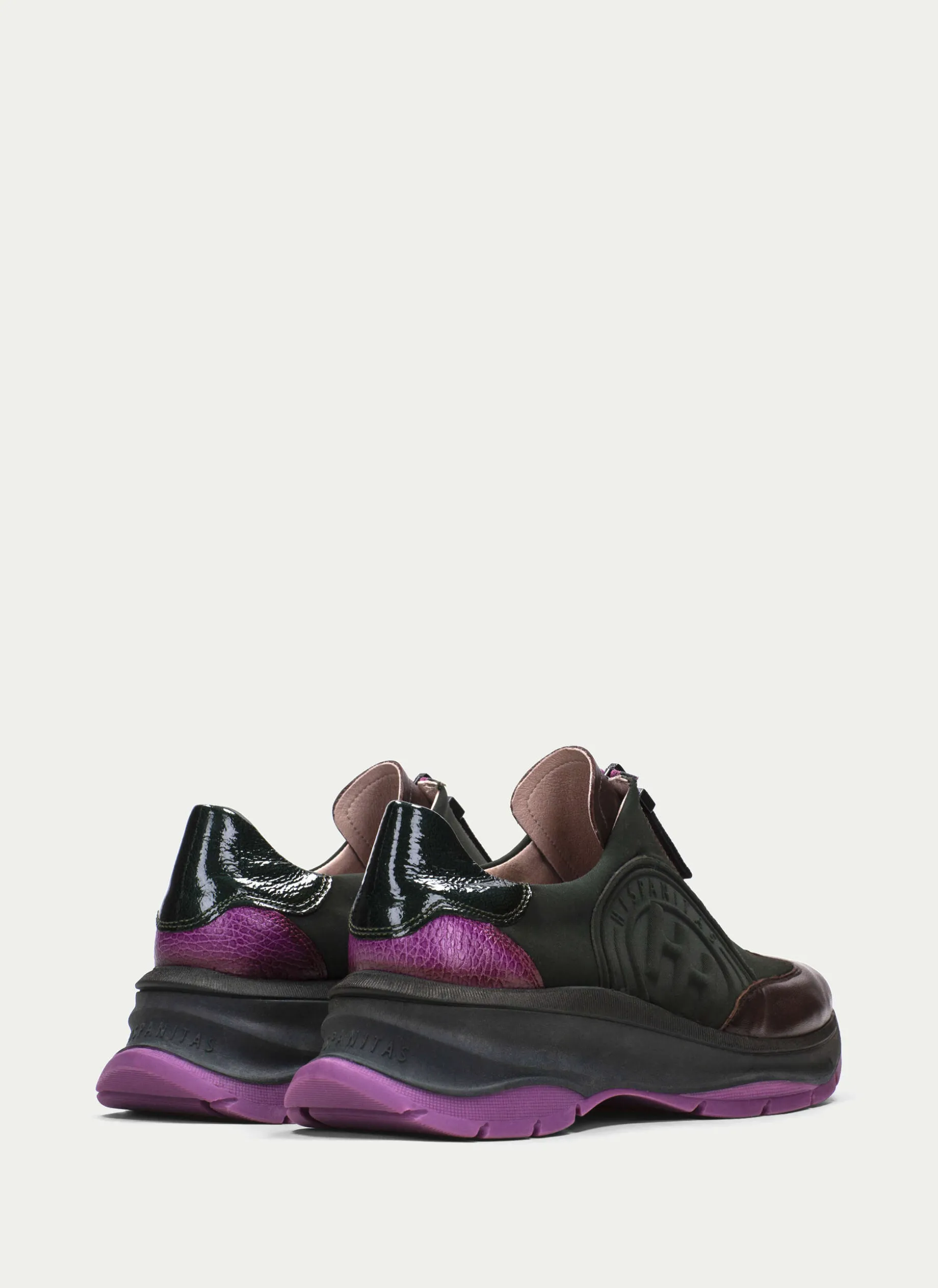 Sneakers alaska forest-marrom-magenta