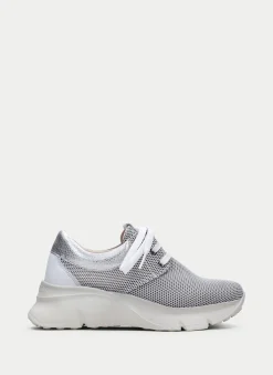 Sneakers hawai blanco-plata