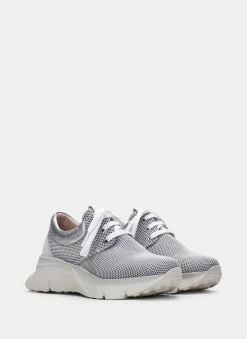 Sneakers hawai blanco-plata