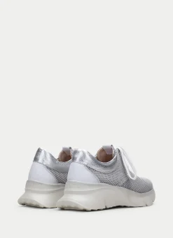 Sneakers hawai blanco-plata