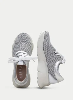 Sneakers hawai blanco-plata
