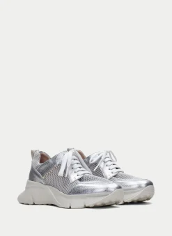 Sneakers hawai blanco-plata